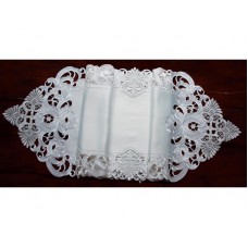 Xia Home Fashions Delicate Lace Embroidered Cutwork Table Runner XIAH1944